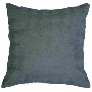 Green Single-Toned Phulkari Cushion Cover